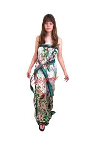 Strapless Foral Jumpsuit
